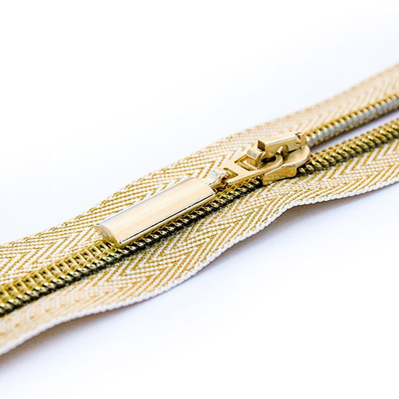 Fecho de correr sem fim | Prym – ouro metálico,  image number 3