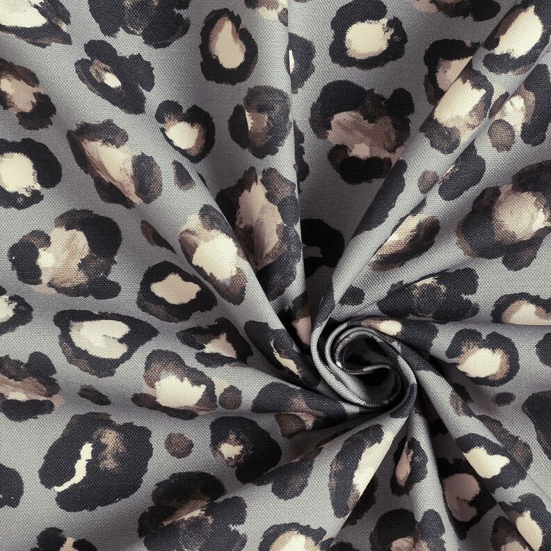 Tecido para decoração Lona Sarapintas Leo – elefante cinzento/preto,  image number 3