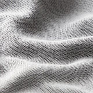 Tecido de malha de algodão – cinzento claro, 