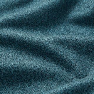 Tecido macio para estofos Melange – azul petróleo, 