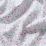 Tecido de algodão Popelina Flores delicadas – hortelã-pimenta/púrpura média,  thumbnail number 2