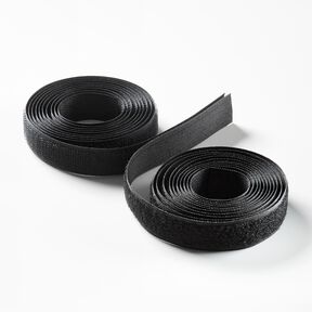 Conjunto de fita velcro [2 x 2m | 20 mm] – preto, 