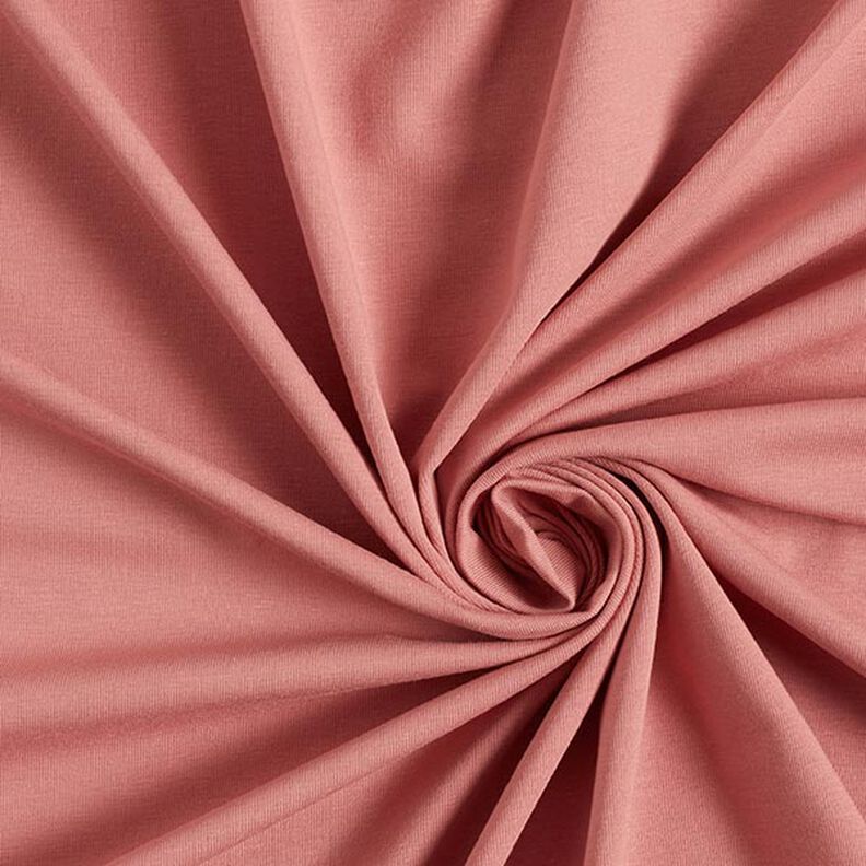 GOTS Jersey de algodão | Tula – rosa embaçado,  image number 1