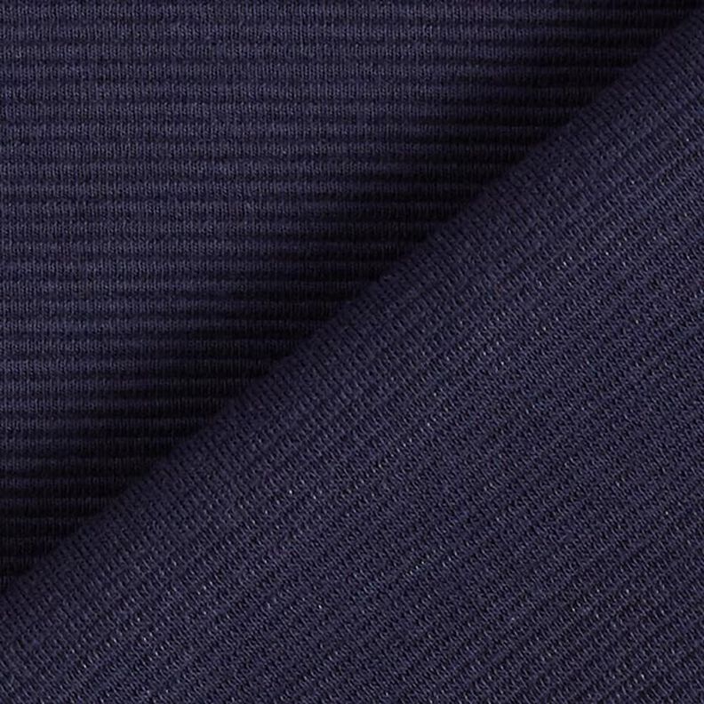 Jersey canelada Otomana lisa – azul-marinho,  image number 4