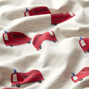 Jersey de algodão Carro dos bombeiros | by Poppy – natural, 