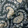 Crepe Chiffon Paisley e riscas Lurex – preto/azul prateado,  thumbnail number 4