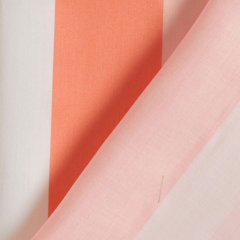 Tecido para blusas Riscas longitudinais grandes – cor de coral/rosa-claro,  image number 4