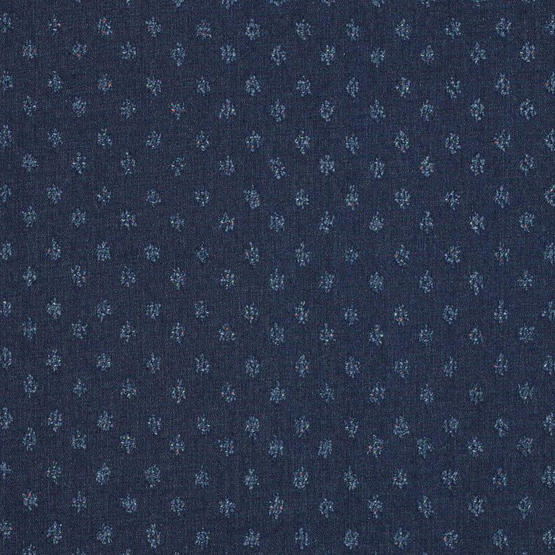 Denim Mistura de algodão Dobby – azul-noite,  image number 1