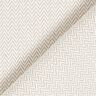 Tecido para decoração Jacquard Chevron discreto – bege escuro,  thumbnail number 3