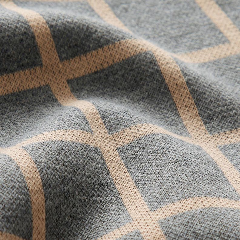 Jersey romanit xadrez – cinzento/bege,  image number 3