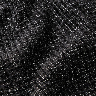 Malha de algodão Melange – preto, 