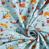 Jersey de algodão Gatos amorosos – azul-celeste,  thumbnail number 3
