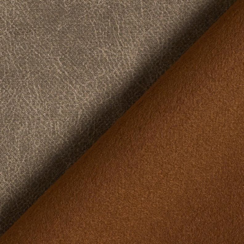 Tecido para estofos Look de veludo – taupe escuro,  image number 3