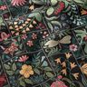 Tecido para decoração Gobelina Azulejos floridos – preto,  thumbnail number 2