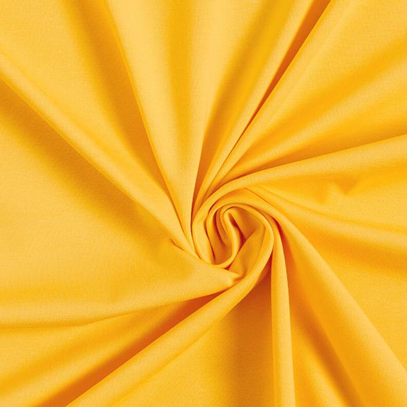 Jersey de algodão médio liso – amarelo-sol,  image number 1