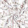 Sweatshirt cardada Animais das estepes abstratos – branco,  thumbnail number 3