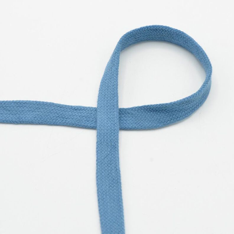 Cordão plano Camisola com capuz Algodão [15 mm] – azul-pomba,  image number 1