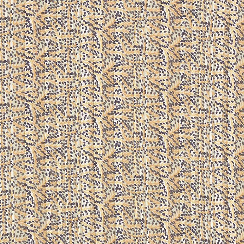 Chiffon de cetim e Ramos de arroz às riscas brilhantes – branco sujo,  image number 1