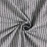 Mistura de linho e algodão Riscas largas – preto/branco,  thumbnail number 3