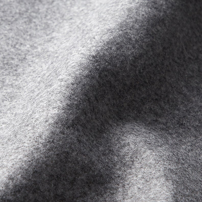 Feltro 180 cm / 1,5 mm de espessura Melange – cinzento,  image number 2
