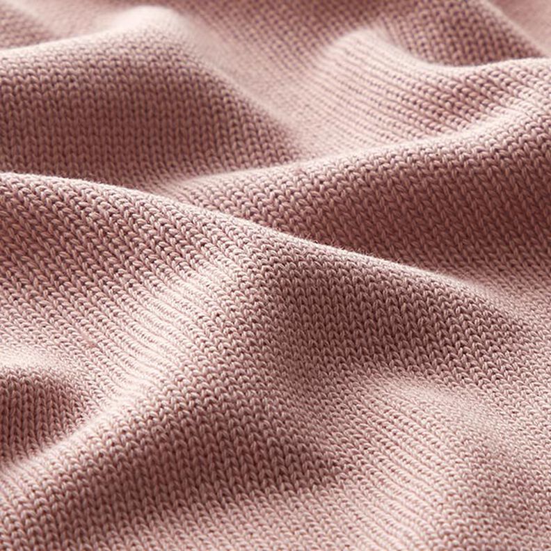 Tecido de malha de algodão – rosa embaçado,  image number 3