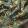 Tecido de algodão Popelina Mistura de estrelas – pinheiro escuro/dourado,  thumbnail number 2