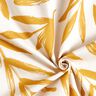 Tecido para decora&ccedil;&atilde;o Meio linho Panam&aacute; Folhas minimalistas &ndash; mostarda/natural,  thumbnail number 3