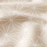 Tecido de algodão Cretone Estrelas japonesas Asanoha – cor de areia,  thumbnail number 2