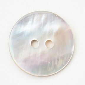 Botão de madrepérola Agoya [Ø 18 mm] – marfim, 