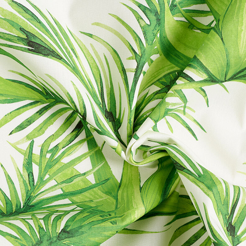 Tecido para exteriores Lona Folhas tropicais – verde claro,  image number 3