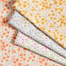 Tecido para decoração Cetim de algodão Mar floral – laranja-pêssego/branco,  thumbnail number 5