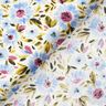 Popelina de algodão Mar de flores – azul claro/branco,  thumbnail number 4