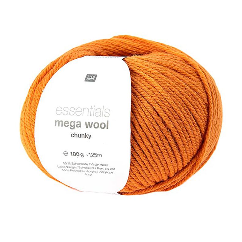 Essentials Mega Wool chunky | Rico Design – laranja,  image number 1
