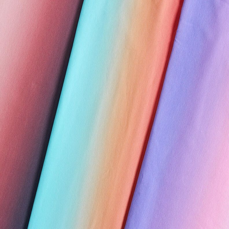 Jersey de algodão Ombre | Glitzerpüppi – azul-noite/uvas brancas,  image number 6