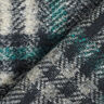 Malha para sobretudos Mistura de lã Xadrez grande – azul-noite,  thumbnail number 4