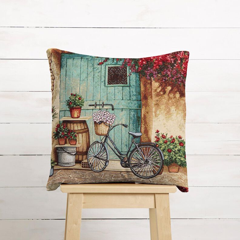 Painel decorativo Gobelina Bicicleta – bege claro/carmin,  image number 6