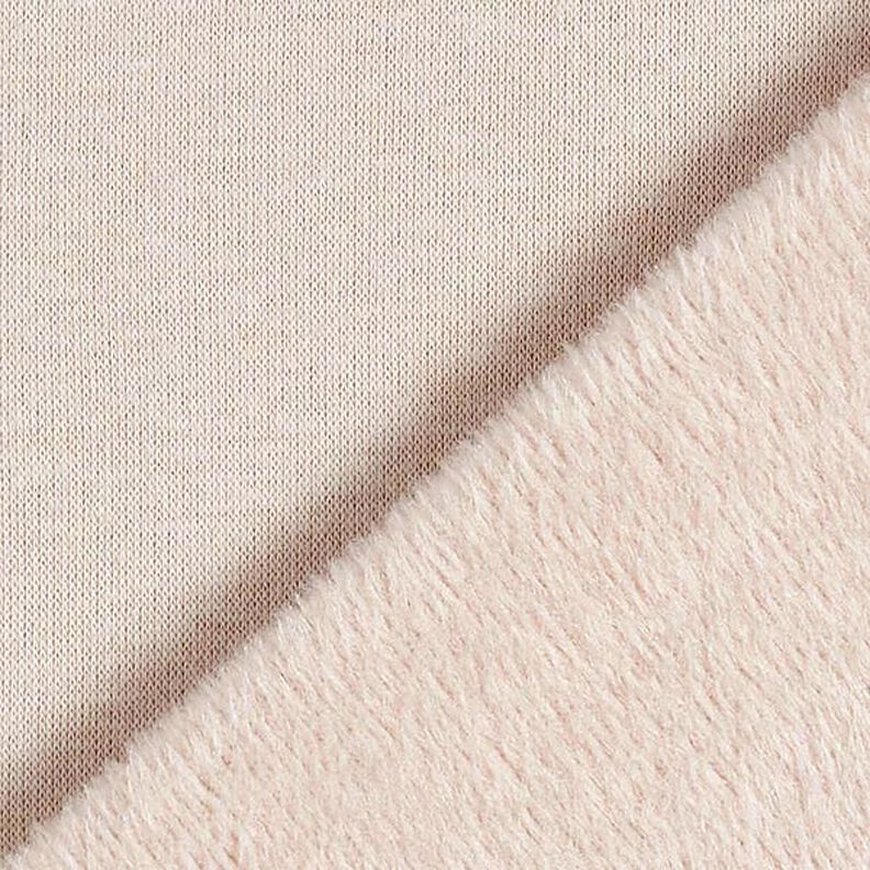 Tecido polar alpino Sweater aconchegante Liso – beige,  image number 5