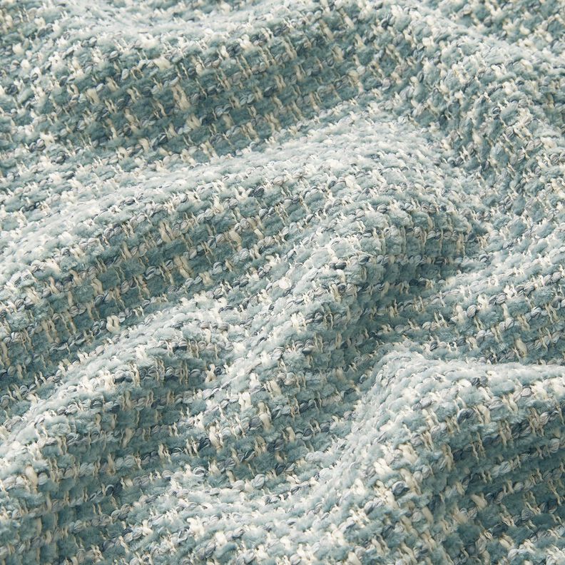 Tecido para estofos Look bouclé colorido – verde amarelado/creme,  image number 2