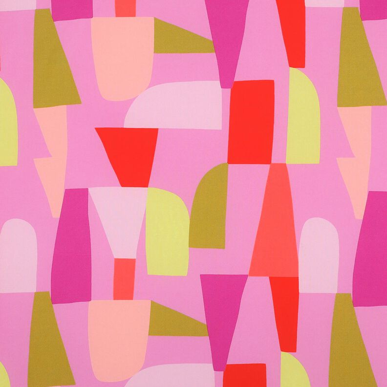 Tecido de viscose LENZING™ ECOVERO™ Shape Shifter | Nerida Hansen – púrpura média/vermelho-fogo,  image number 1