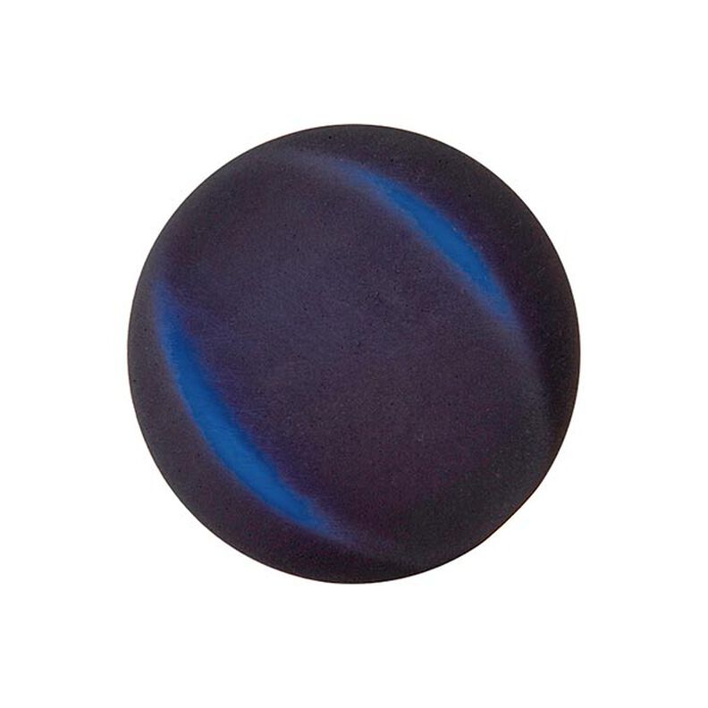 Botão de poliéster - FAKE VELUDO - azul - marinho,  image number 1