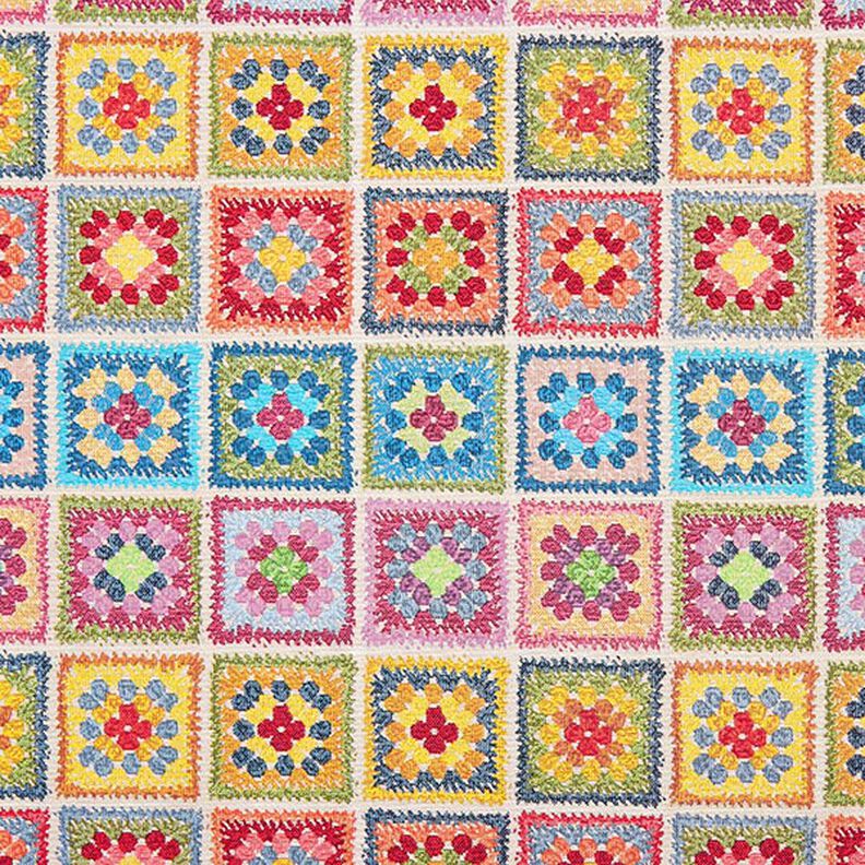 Tecido para decoração Gobelina Aspeto de crochê – bege claro,  image number 1