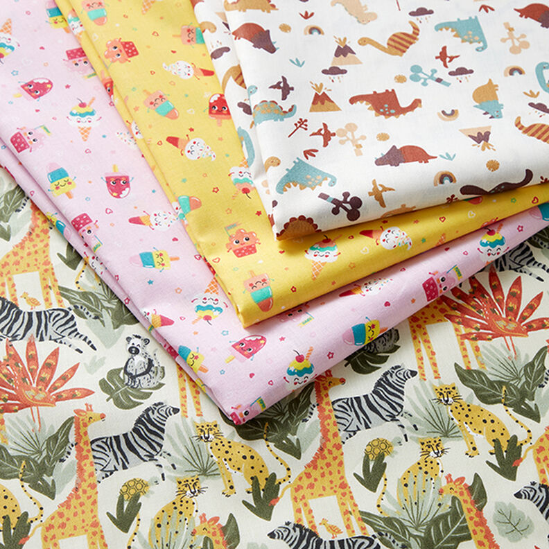 Tecido de algodão Cretone Gelado – rosa,  image number 5