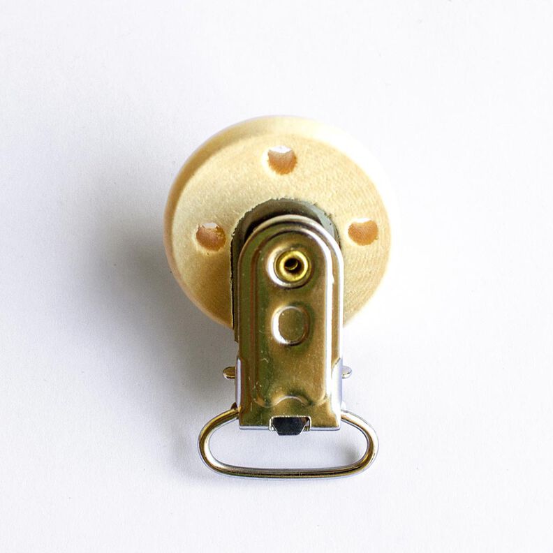 Clip de madeira Corrente para chupeta – natural,  image number 2