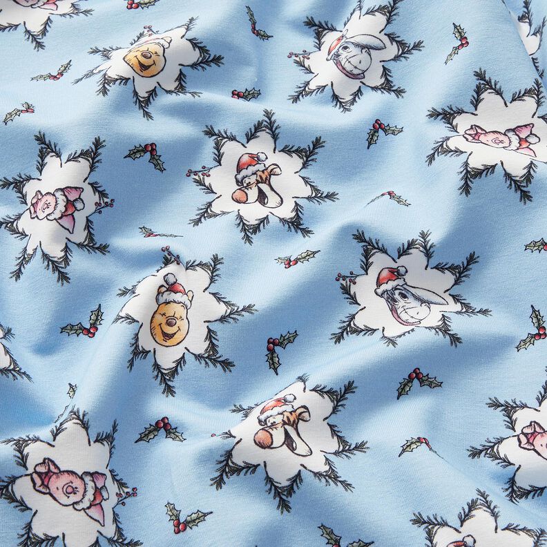 French Terry Sweat de verão Ursinho Pooh Tecido sob licença | Disney – azul claro,  image number 2