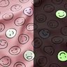 Jersey de algodão Smiley Glow-in-the-dark – rosa embaçado,  thumbnail number 3