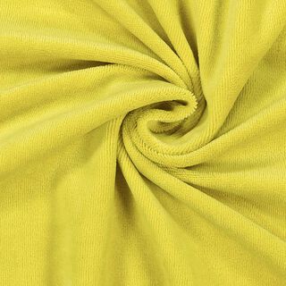 Tecido aveludado Nicki Liso – amarelo-caril, 