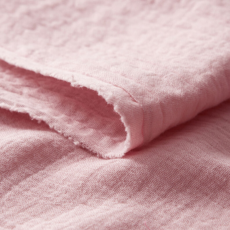 Musselina/ Tecido plissado duplo – rosa embaçado,  image number 5