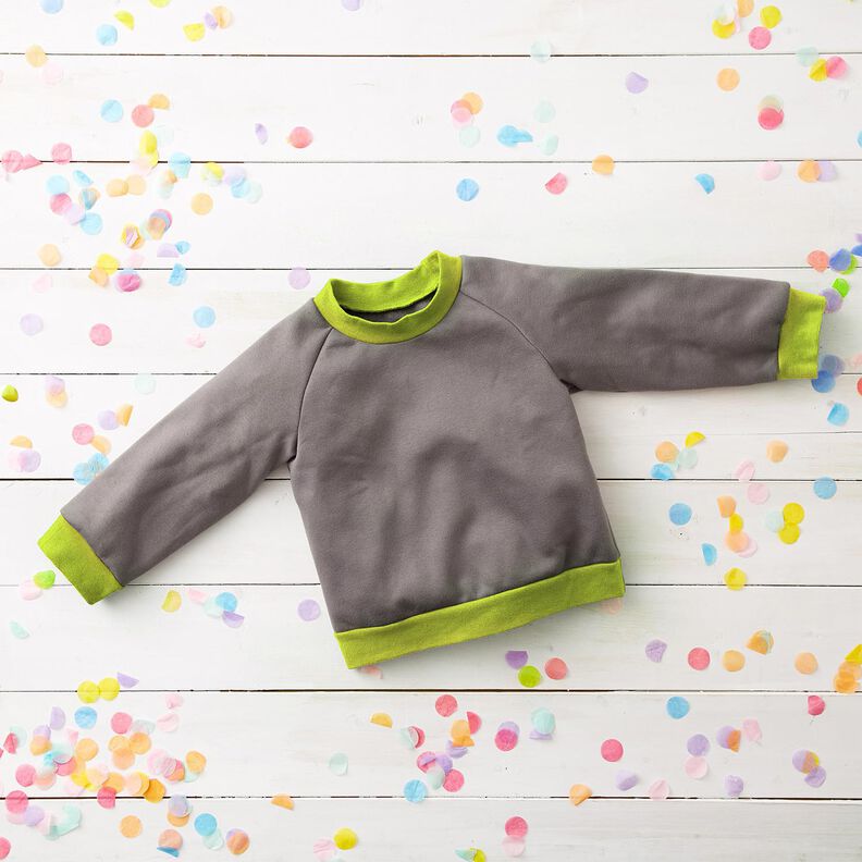 Tecido para bordas liso – verde lima,  image number 4