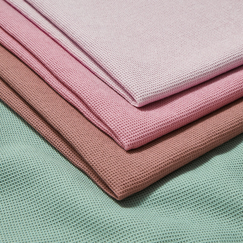 Tecido piqué em favo Mini – rosé,  image number 4