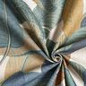 Tecido para decoração Meio linho Panamá Folhas de bananeira – cinza claro/taupe claro,  thumbnail number 3